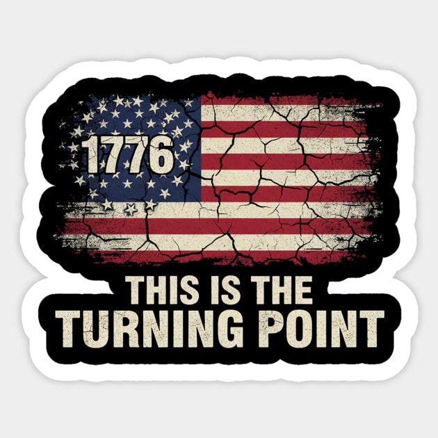 This-Is-The-Turning-Point Sticker by ArtistTee ⭐⭐⭐⭐⭐